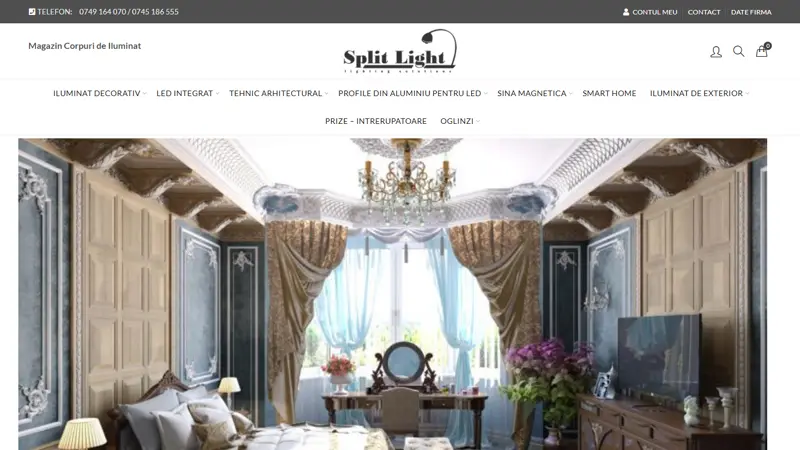 Captura magazin online splitlight.ro